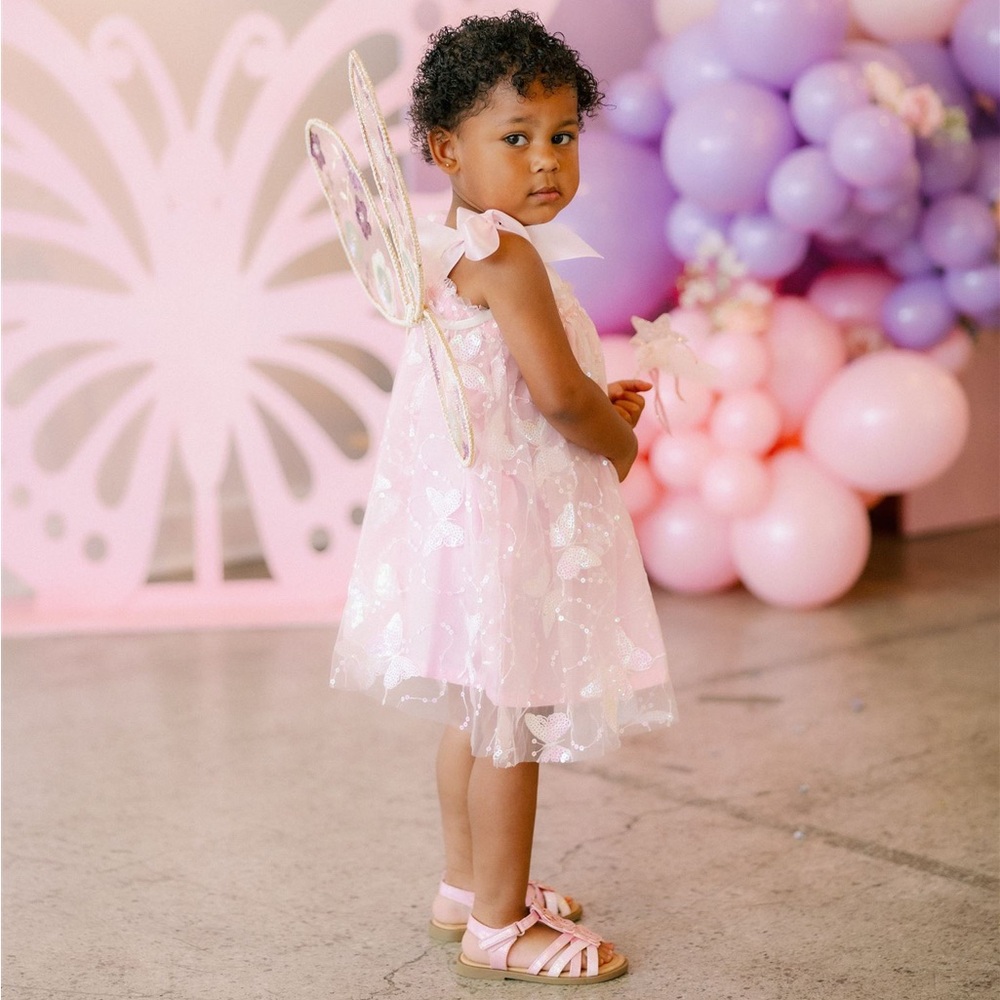 Wild and Rae Sparkle Butterfly Dress size 4T